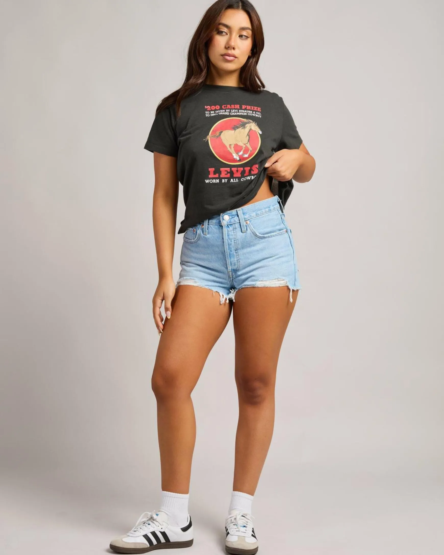 501® Original High-Rise Jean Shorts