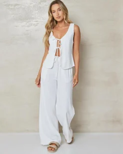 Adi Dallis Tie Front Vest