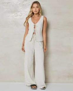 Adi Dallis Tie Front Vest