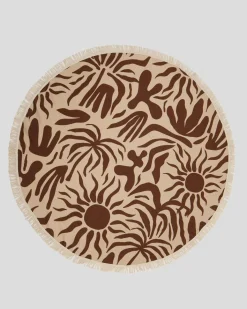 Akia Round Towel