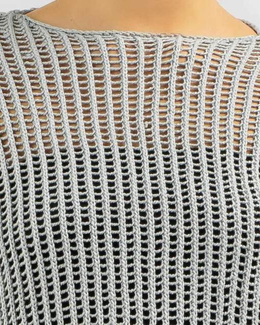 Alexa Crochet Long Sleeve Top