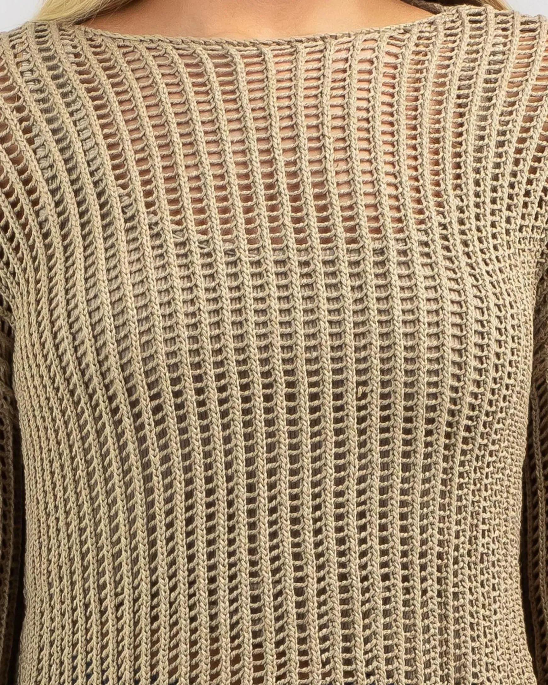 Alexa Crochet Long Sleeve Top