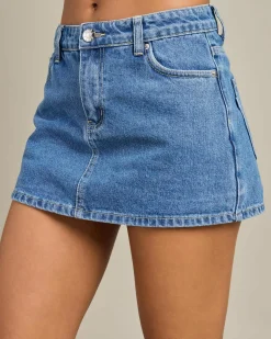 Allegra Denim Skort