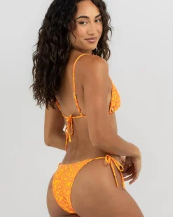 Allegra Tie Side High Cut Bikini Bottom