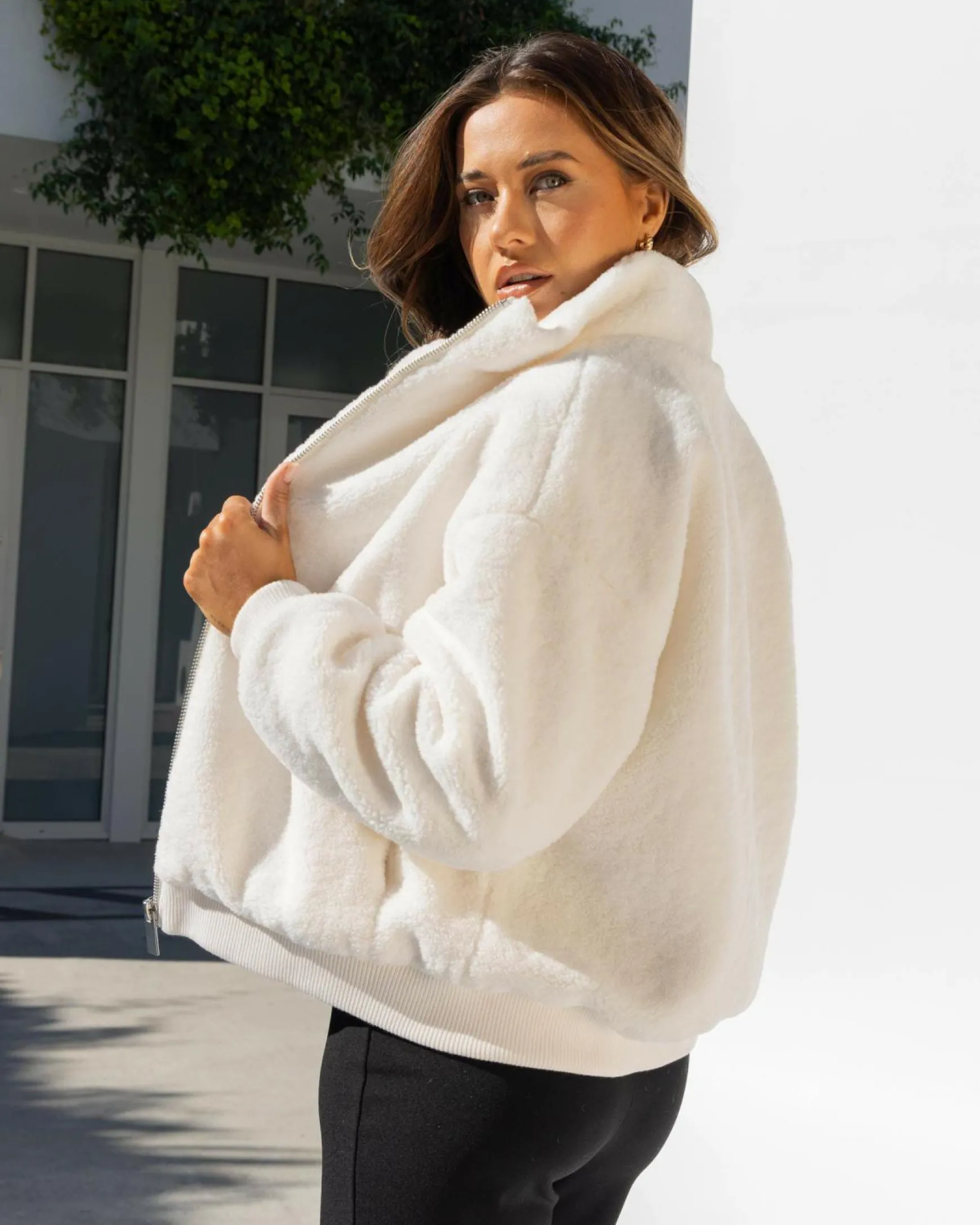 Anika Boucle Polar Fleece Jacket