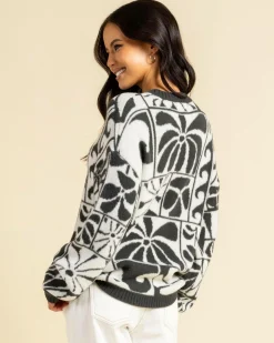 AOTS-TY Williams Oceanic Jacquard Crew Knit Sweater