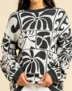 AOTS-TY Williams Oceanic Jacquard Crew Knit Sweater