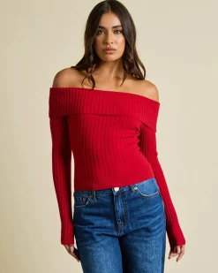 Ari Off Shoulder Knit Top