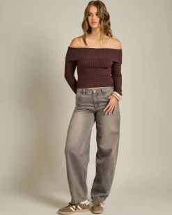 Ari Off Shoulder Knit Top