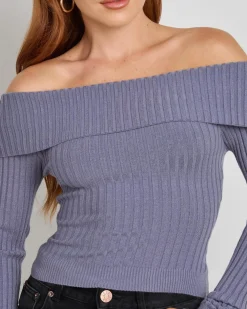 Ari Off Shoulder Knit Top