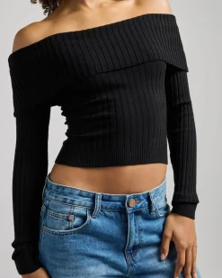 Ari Off Shoulder Knit Top