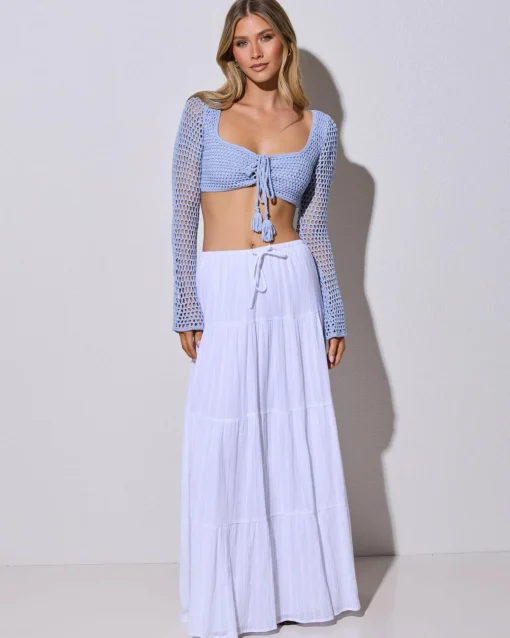 Ashy Crochet Ultra Crop Top