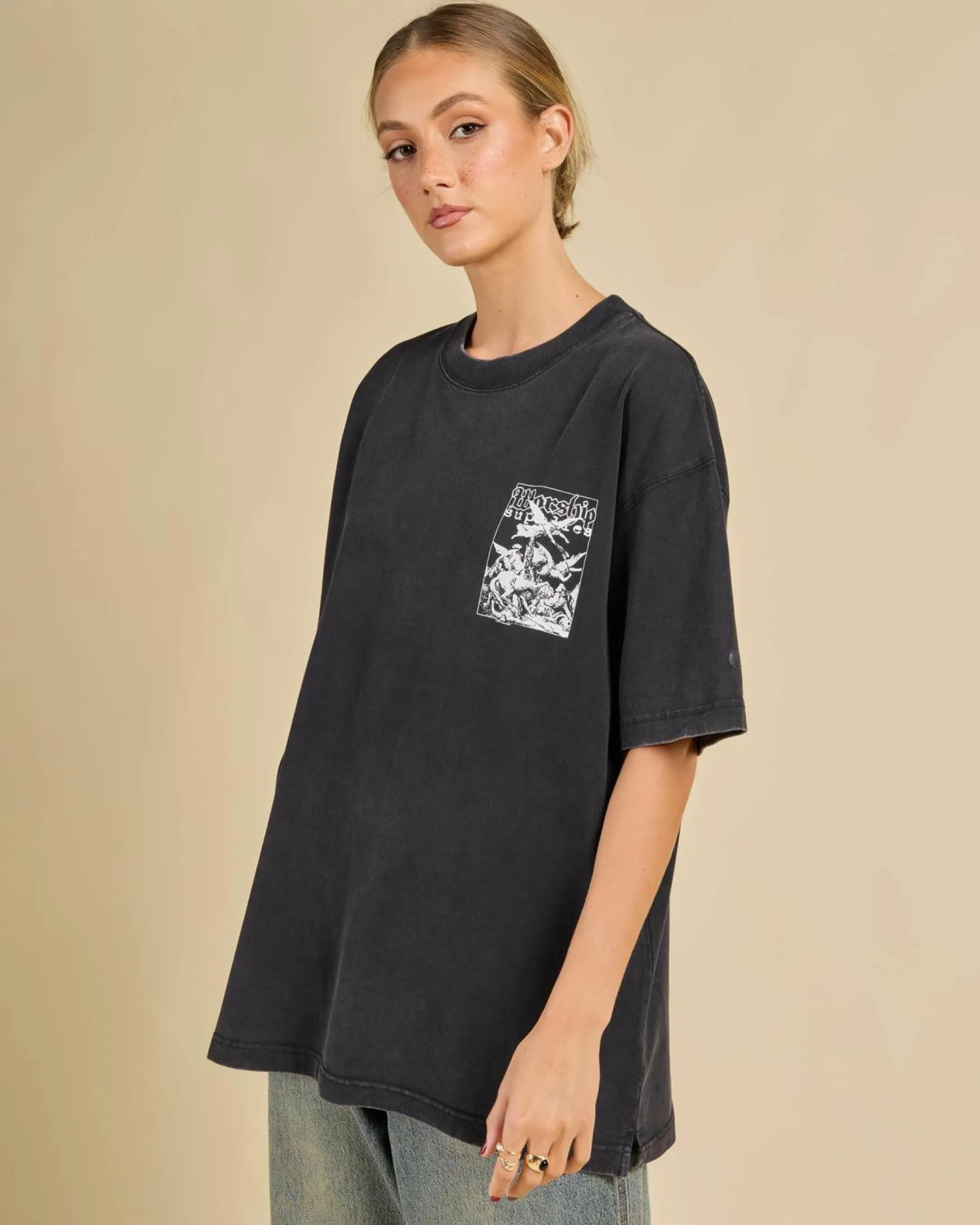 At Peace Oversized Fit T-Shirt