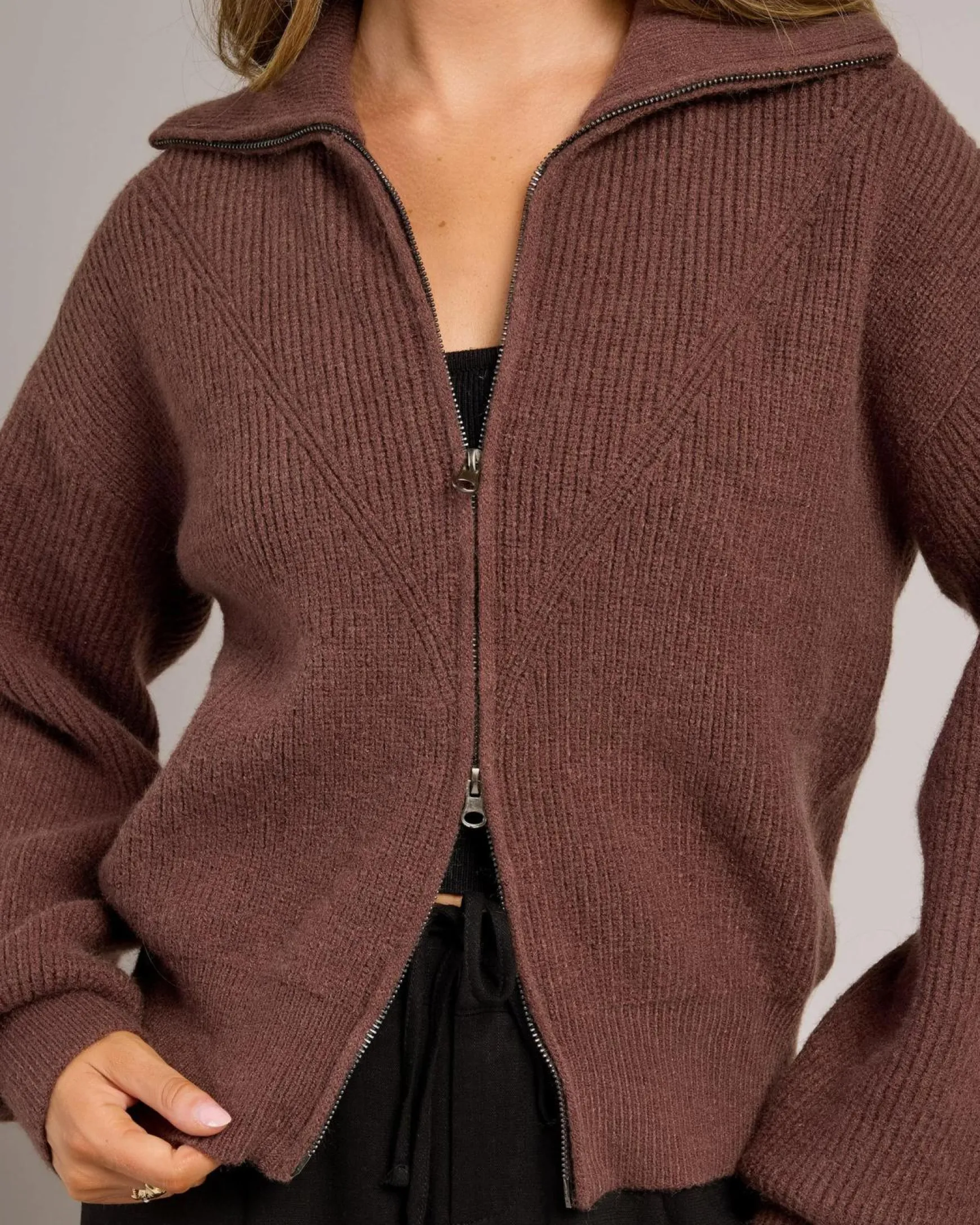 Aurora Zip Knit