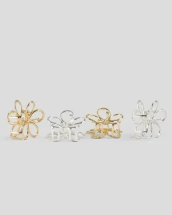 Baby Jordy Flower Hair Claw Clip Pack