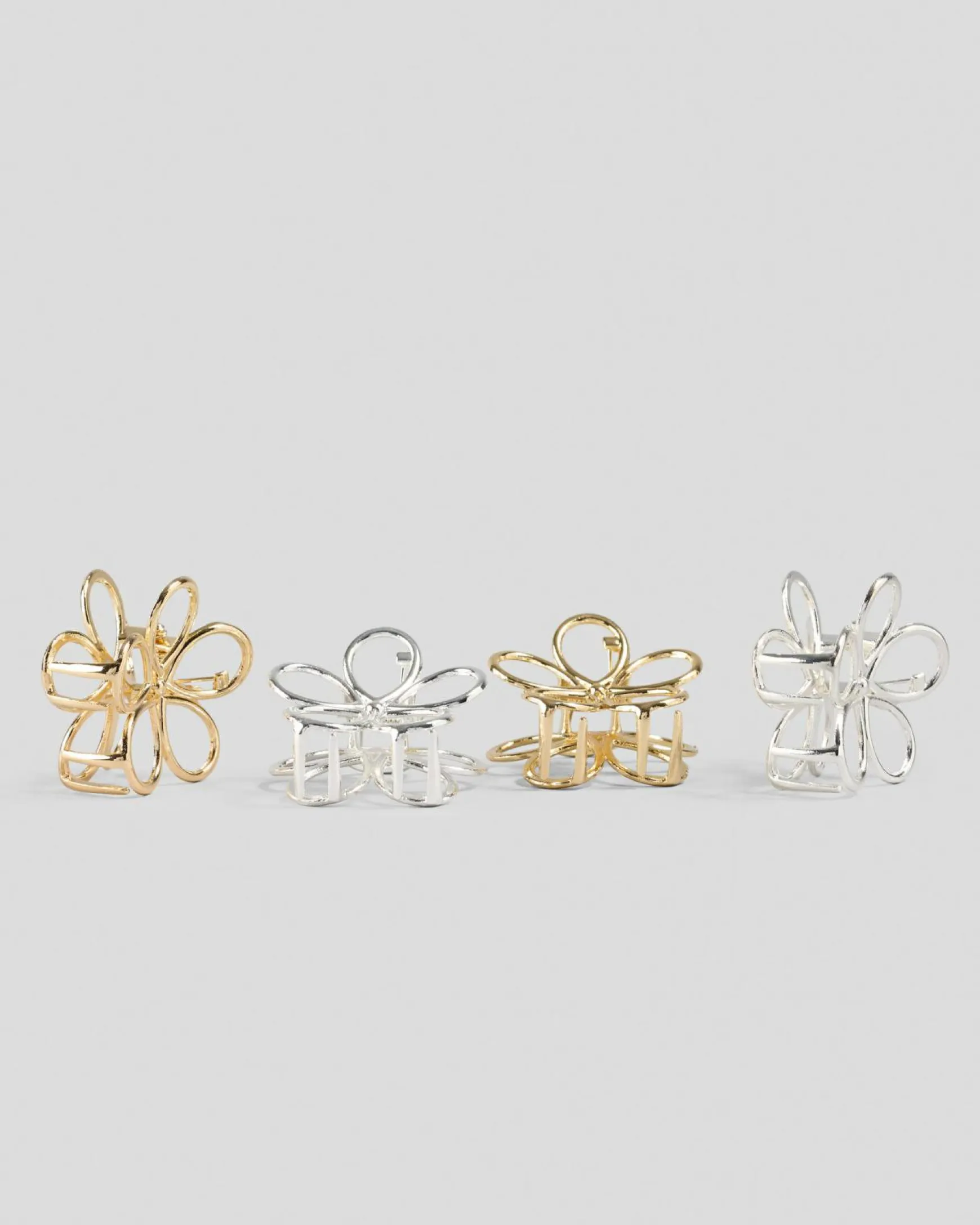 Baby Jordy Flower Hair Claw Clip Pack