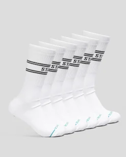 Basic Crew Socks 6 Pack