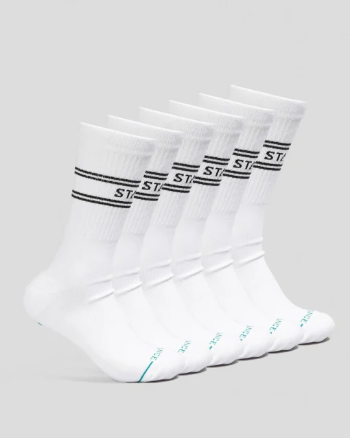 Basic Crew Socks 6 Pack
