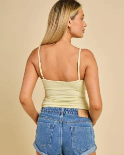 Basic Fine Rib Cami Top