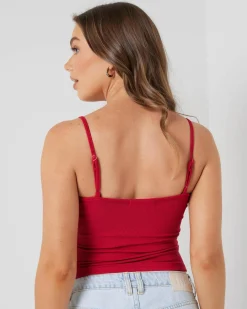 Basic Fine Rib Cami Top