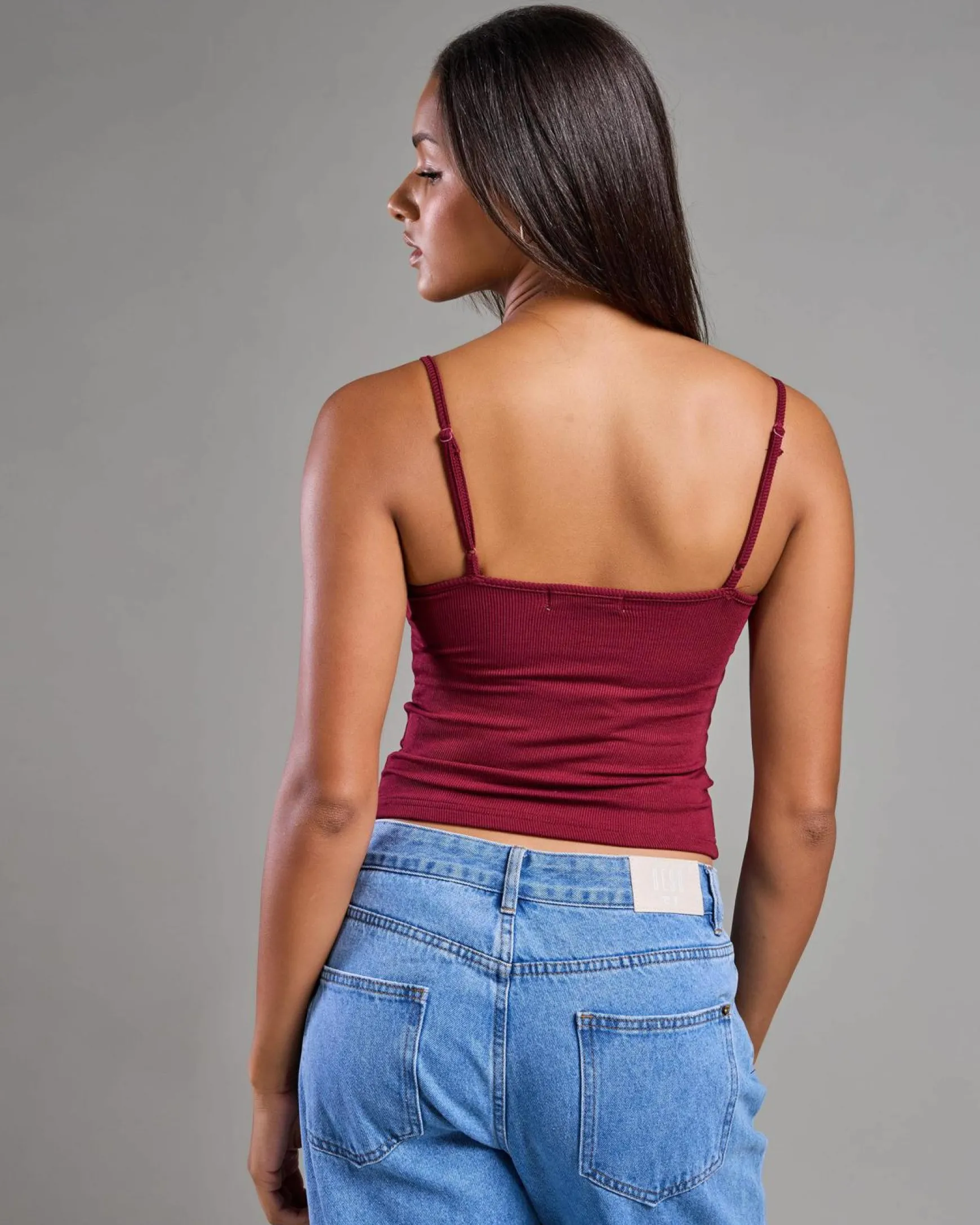 Basic Fine Rib Cami Top