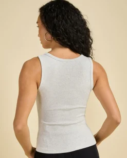 Basic Myla Rib Scoop Tank Top