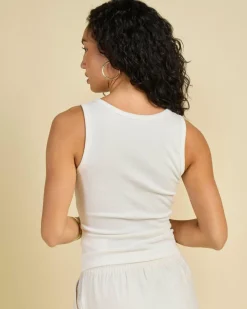 Basic Myla Rib Scoop Tank Top