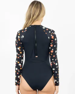 Basic Printed Long Sleeve Surfsuit
