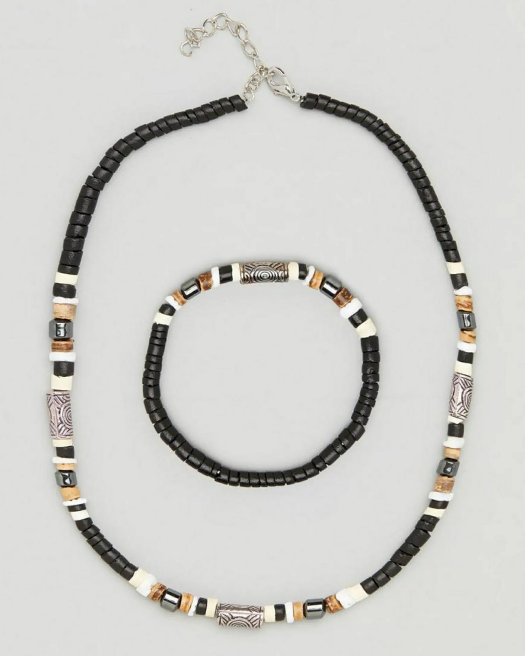 Beaded Bracelet and Necklace Combo Pack