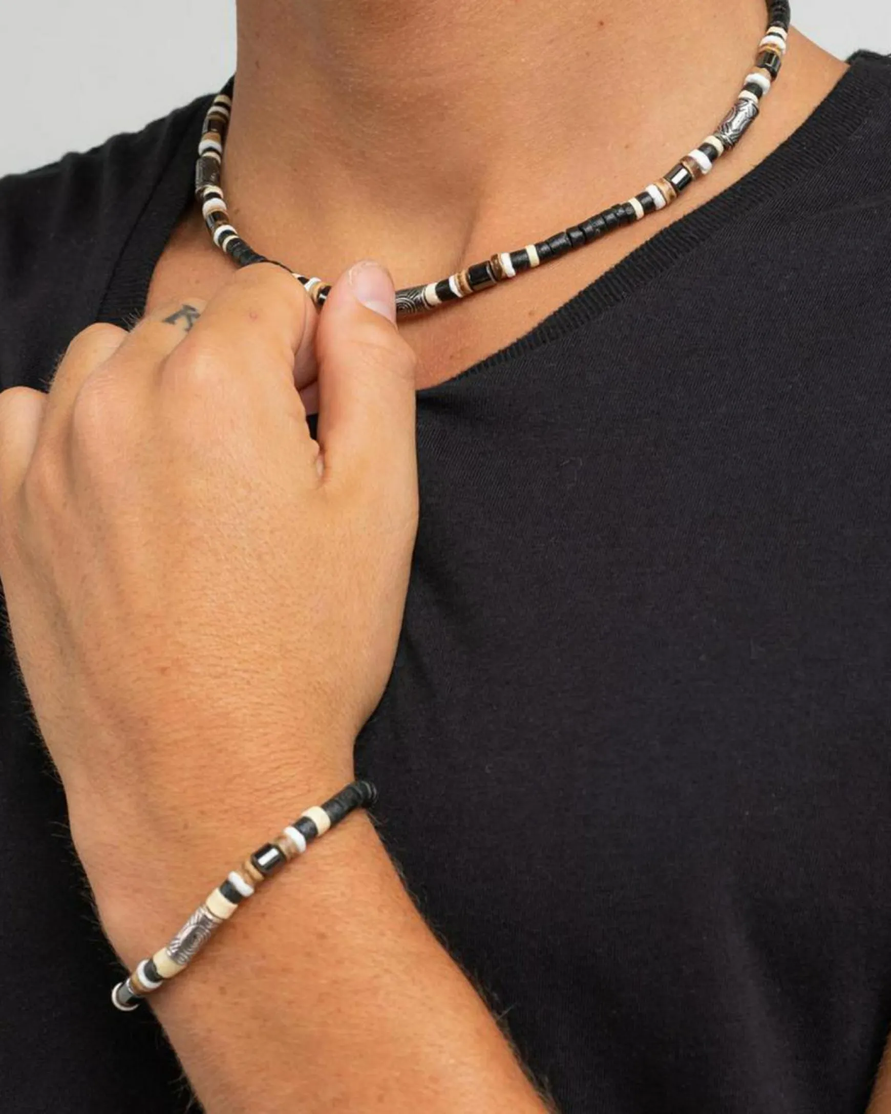 Beaded Bracelet and Necklace Combo Pack