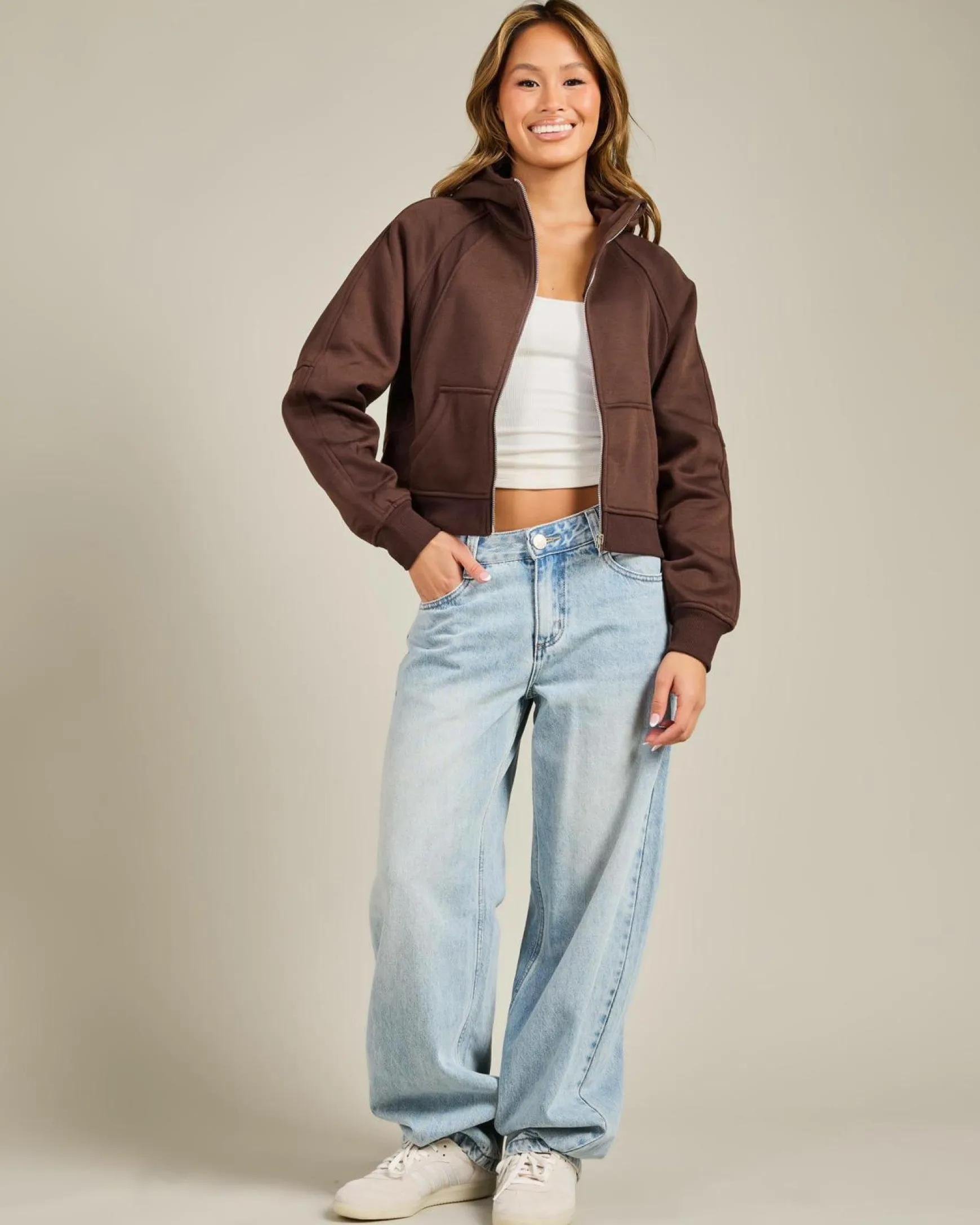 Bennie Zip Hoodie
