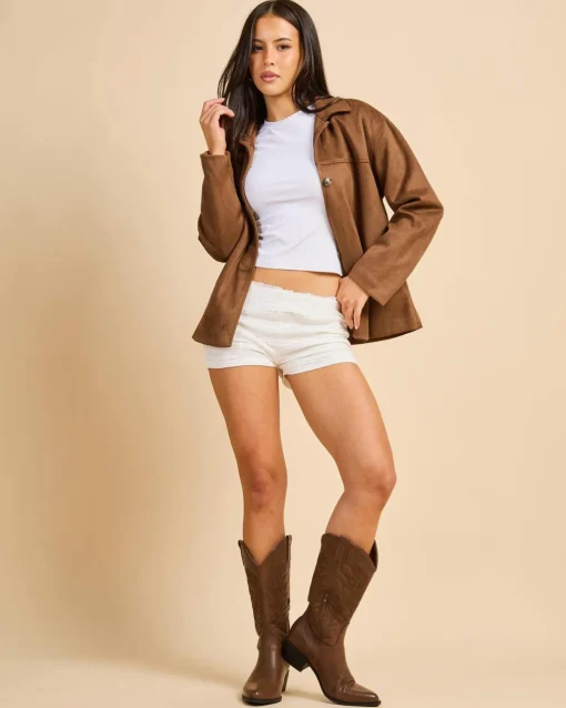 Billie Faux Suede Jacket