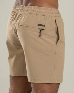 Bind Elastic Waist Shorts
