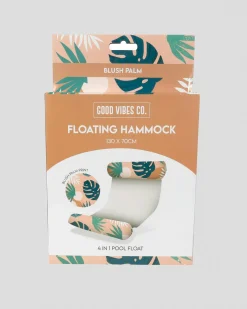 Blush Palm Floating Hammock