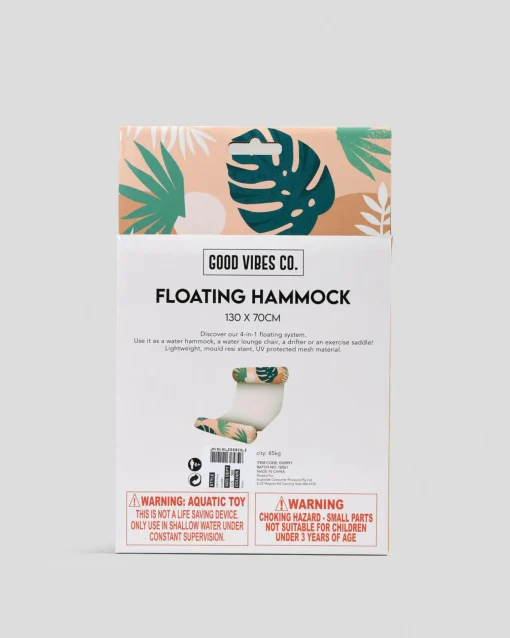 Blush Palm Floating Hammock
