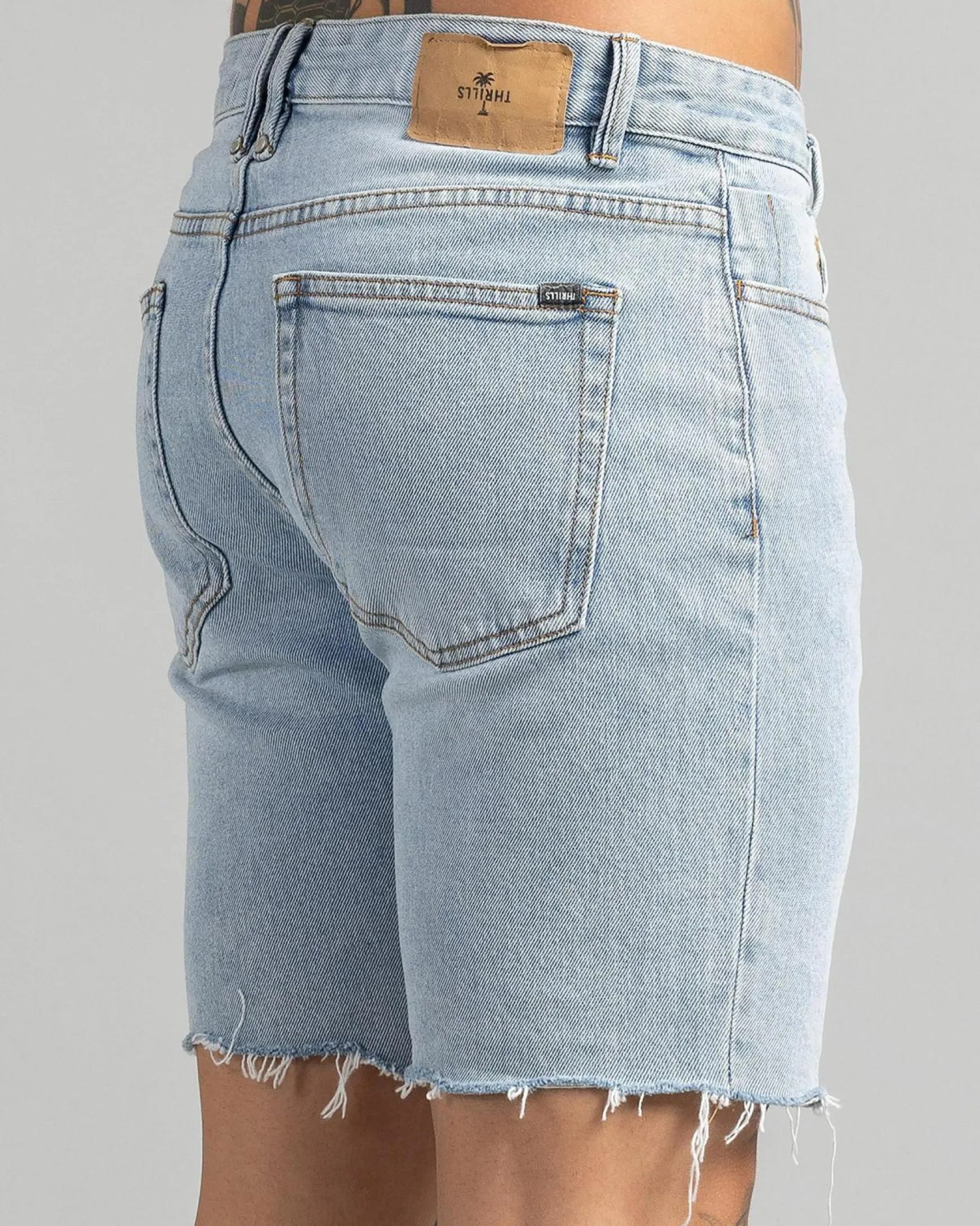 Bones Denim Shorts
