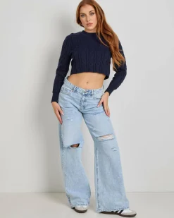 Bookworm Cable Knit Jumper