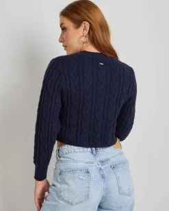 Bookworm Cable Knit Jumper