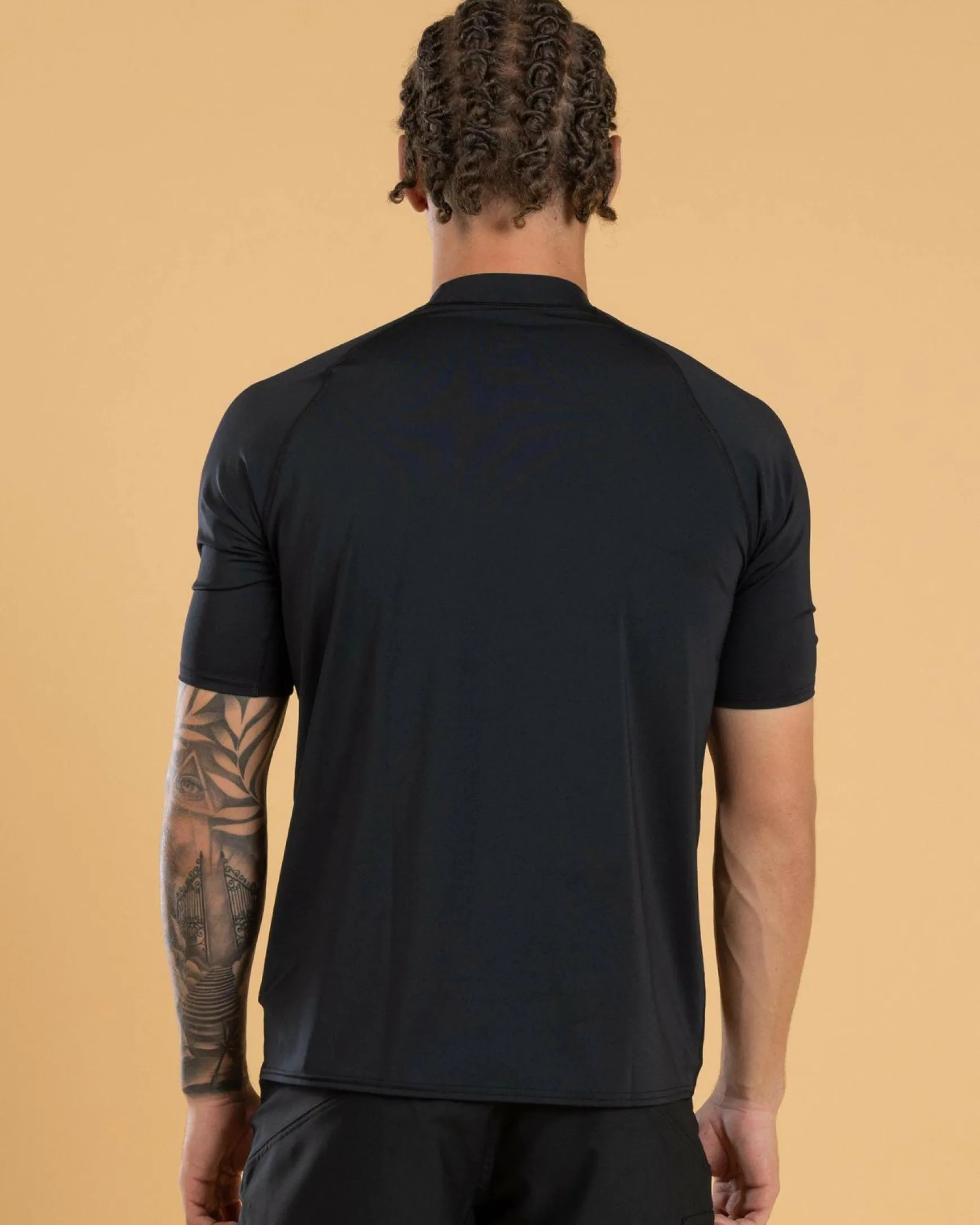 Boxed Arch Short Sleeve Rash Vest
