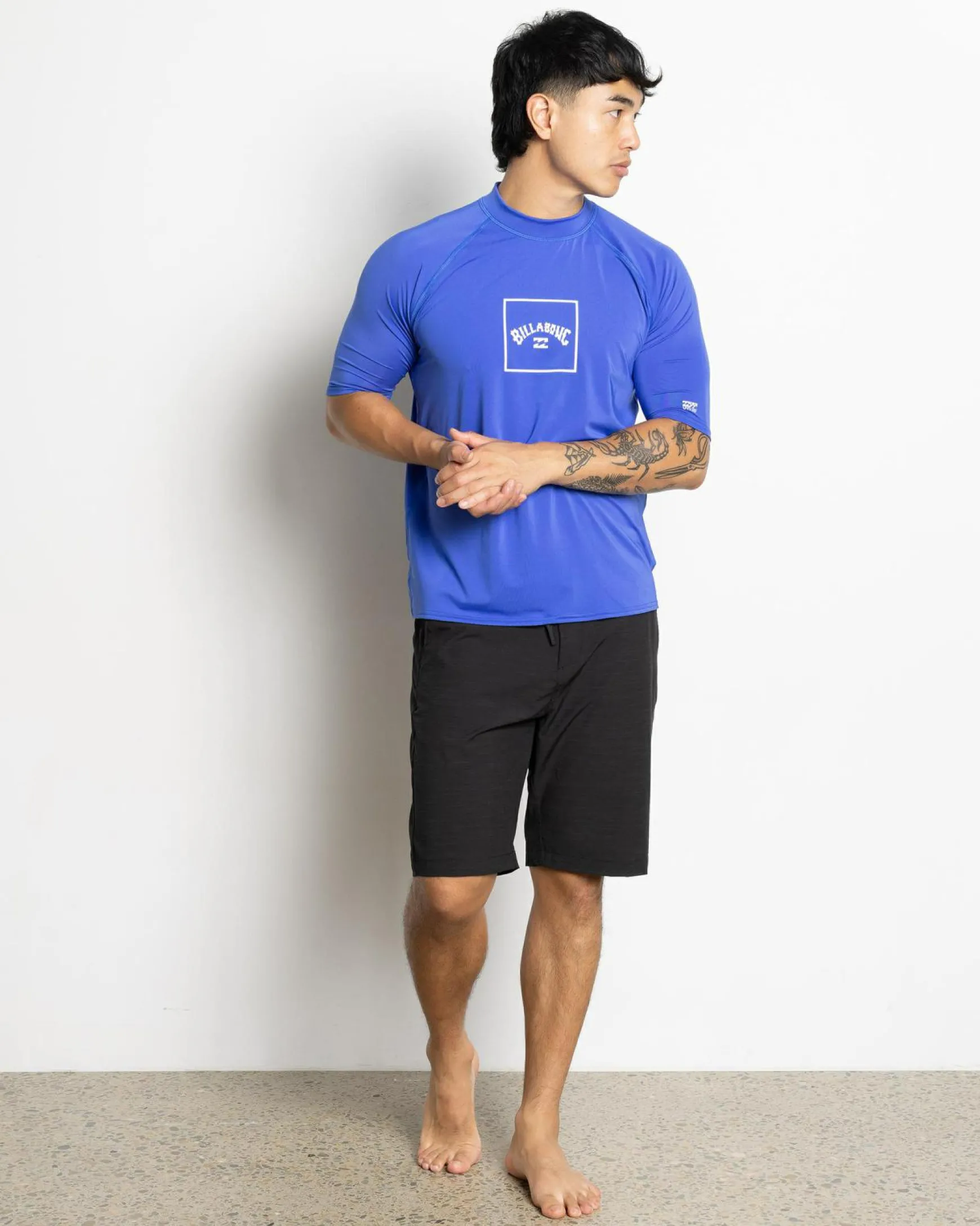 Boxed Arch Short Sleeve Rash Vest