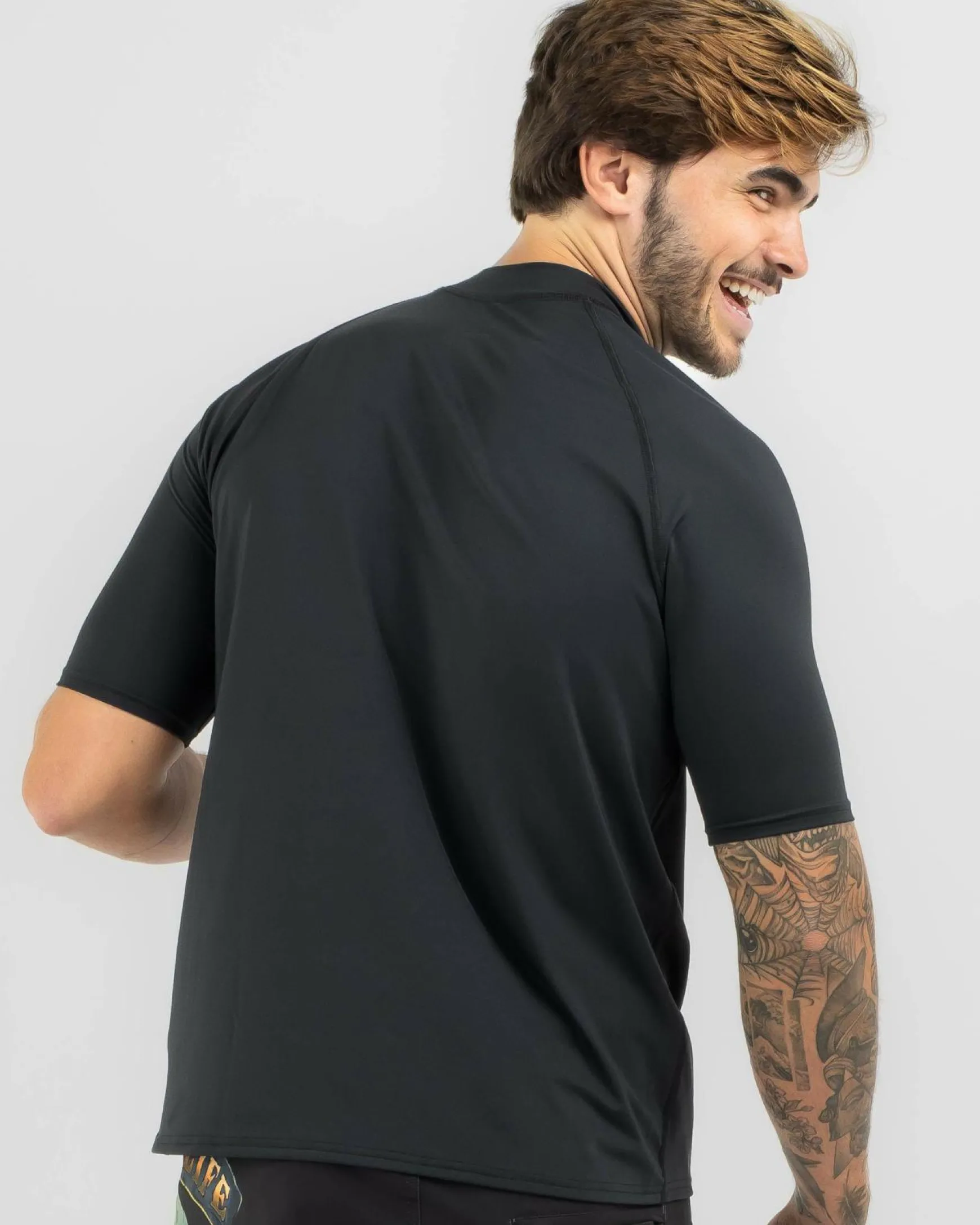 Boxed Arch Short Sleeve Wetshirt