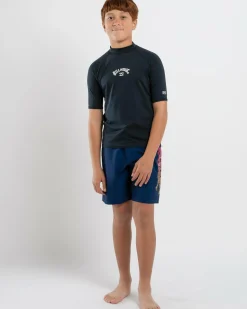 Boys' All Day Arch Short Sleeve Rash Vest