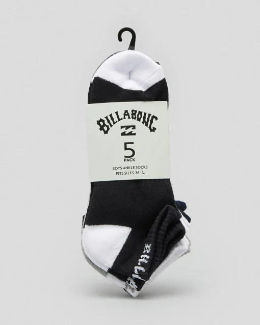 Boys' Ankle Socks 5 Pack