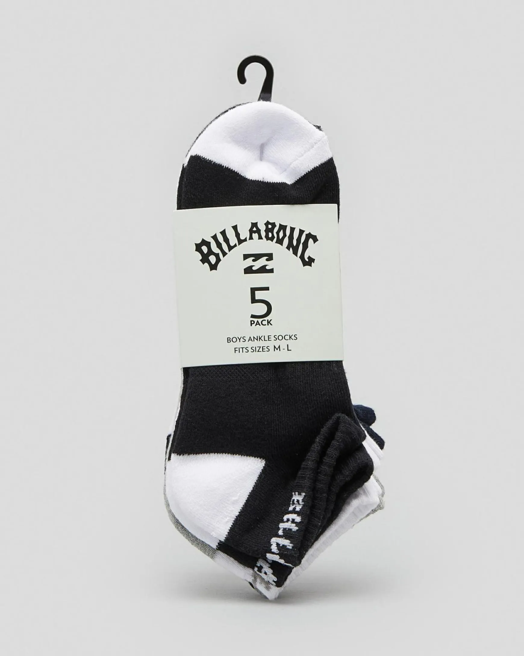 Boys' Ankle Socks 5 Pack