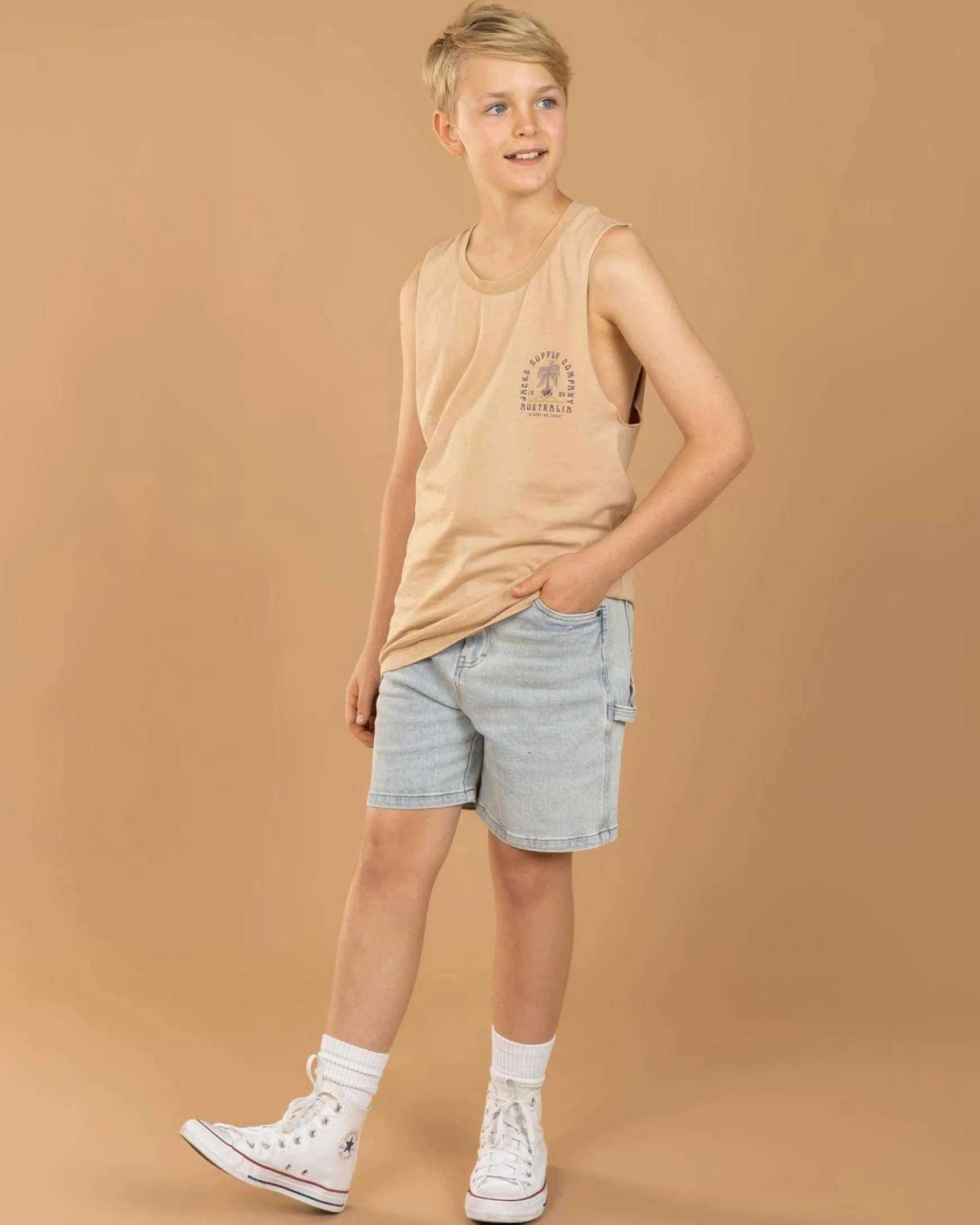 Boys' Baggy 2.0 Denim Walk Shorts