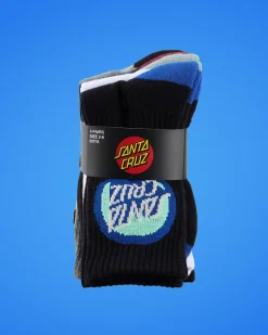 Boys' Bold Shadow Dot Crew Socks 4 Pack