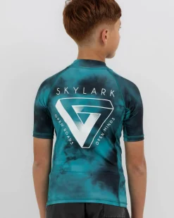 Boys' Emerged Short Sleeve Rash Vest