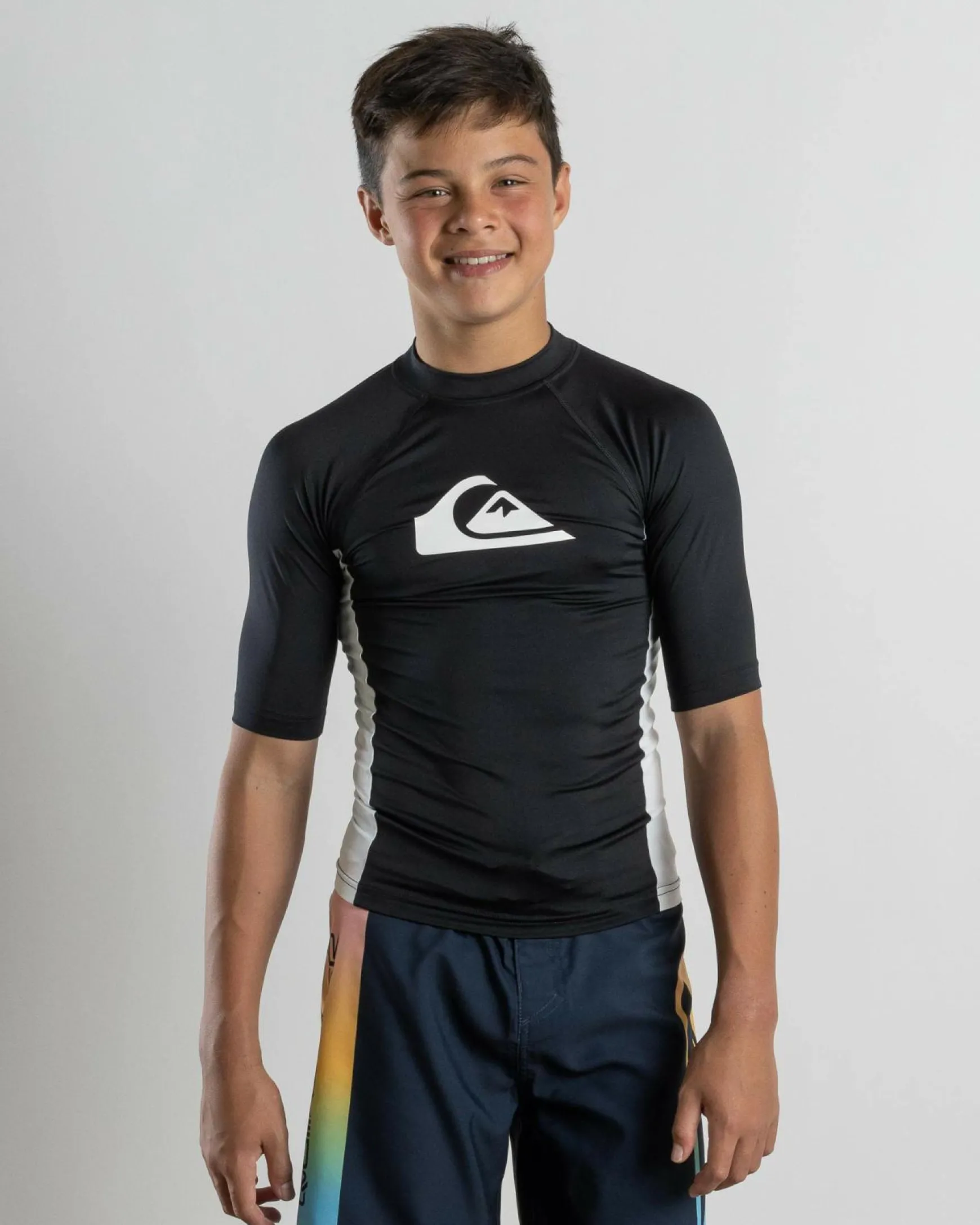 Boys' Everyday UPF50 Comp Short Sleeve Rash Vest