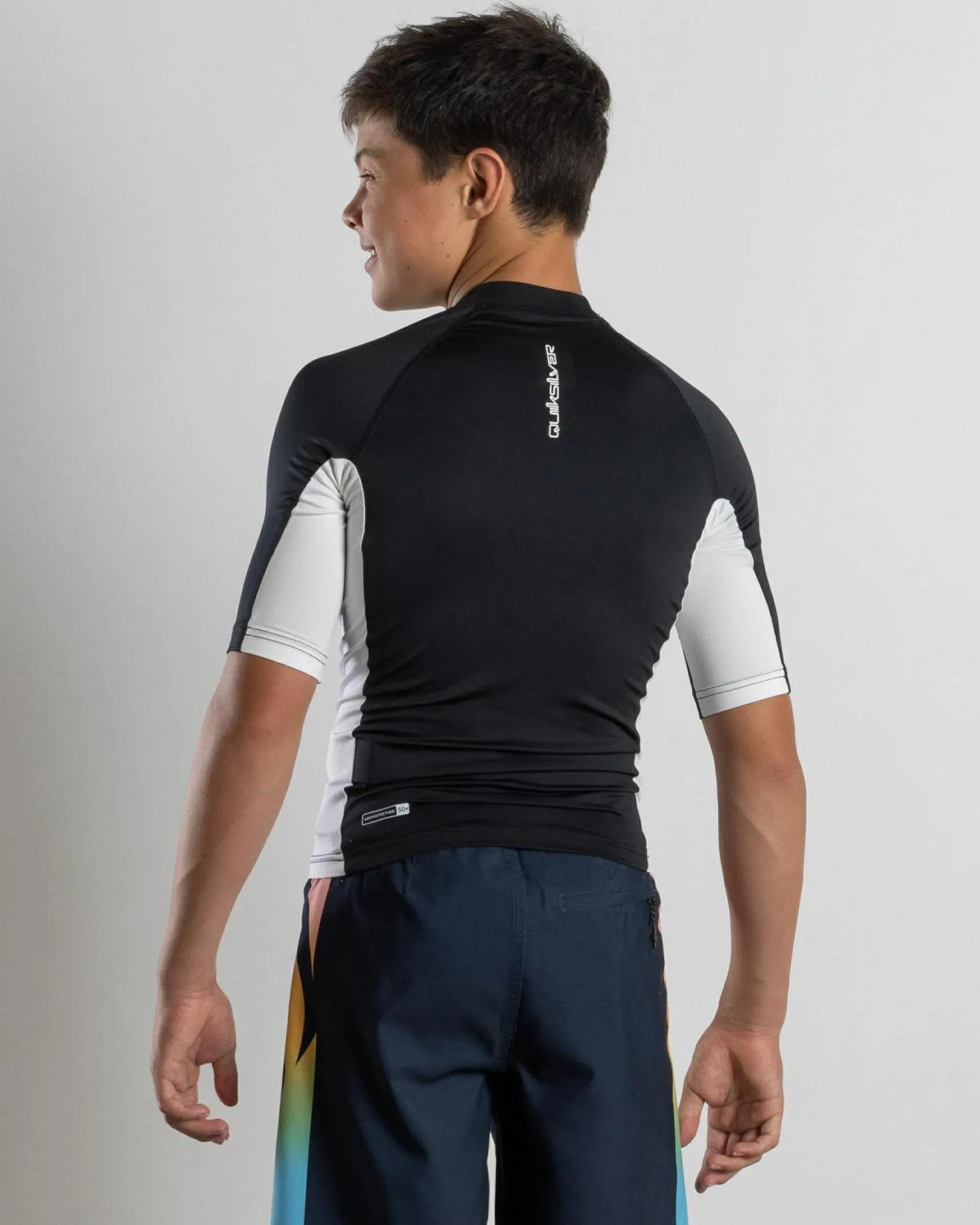 Boys' Everyday UPF50 Comp Short Sleeve Rash Vest