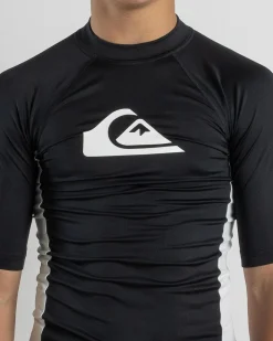 Boys' Everyday UPF50 Comp Short Sleeve Rash Vest